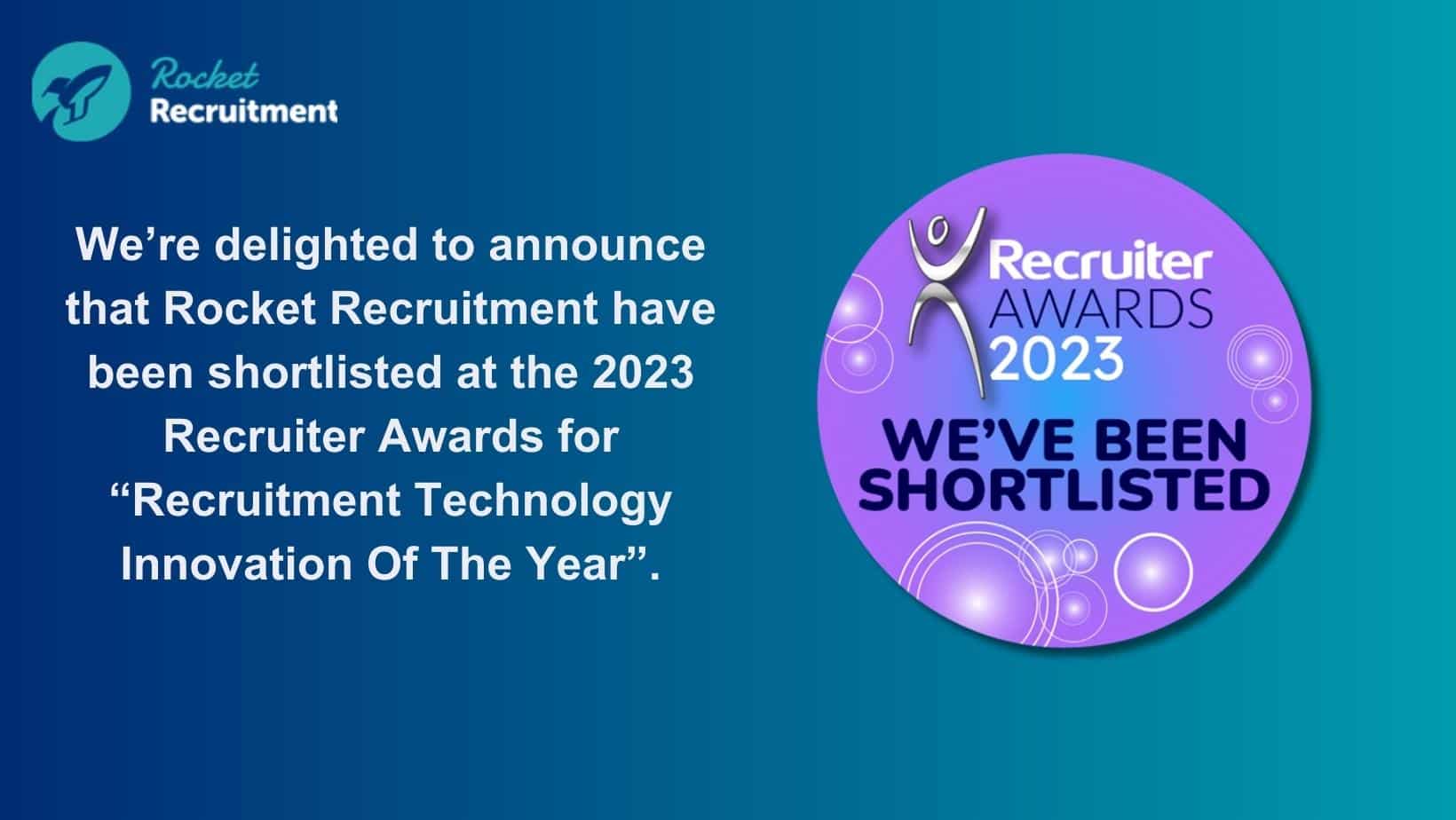 Temporary Recruitment CRM Shortlisted for The Recruiter Awards! Temporary Recruitment CRM Shortlisted for The Recruiter Awards!