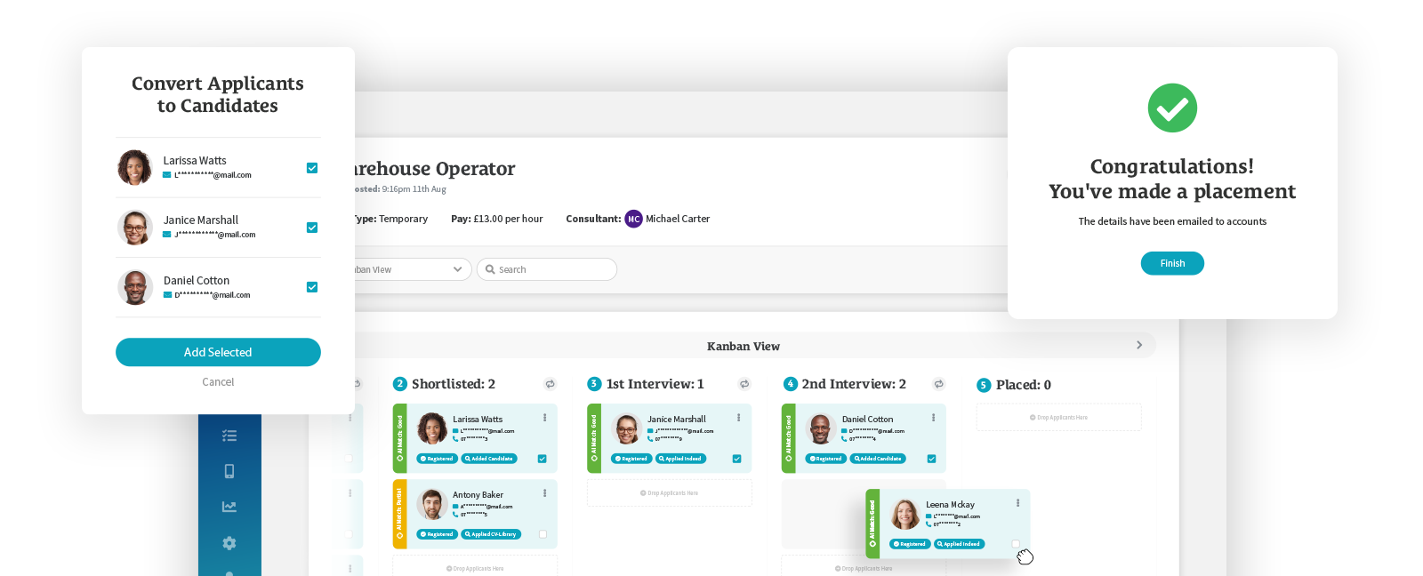 Mobile Rocket recruitment software