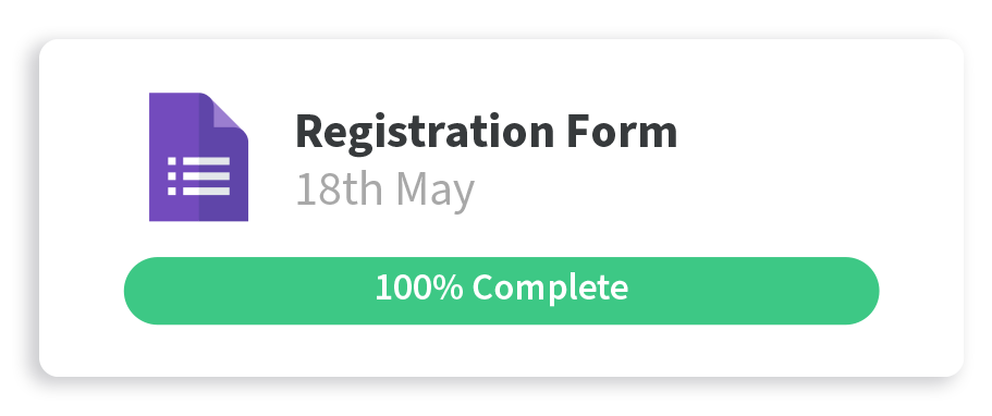 Registration 100%
