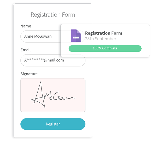 Hand and Registration